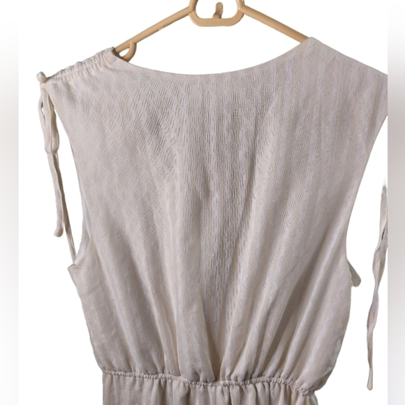 Andree by unit jumpsuit NWT cream and white striped Med - Picture 8 of 15